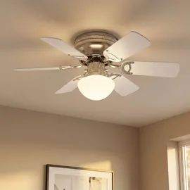 ETC Shop Deckenventilator 76 cm mit Beleuchtung