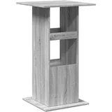vidaXL Bartisch 60 x 60 x 102 cm Grau Sonoma