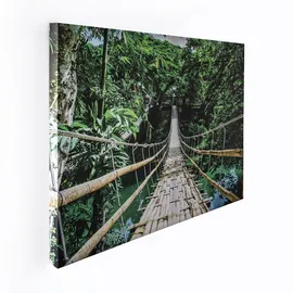 Art for the home - Wanddeko Leinwandbild Jungle", 100x75cm