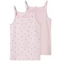 NAME IT Unterhemd (2-St) NKFSTRAP TOP 2P WINSOME HEARTS