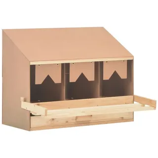 vidaXL 3er Legenest 72x33x54 cm Massivholz Kiefer