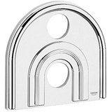 Grohe Rosette 47463 47463IP0 Fertigmontageset 235x218 chrom/mattchrom