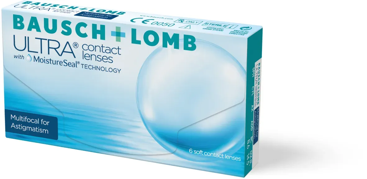 Ultra Multifocal for Astigmatism 6-er - DIA:14.50 BC:8.60 SPH:-0.75 CYL:-2.25 AX:100 ADD:H