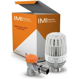 HEIMEIER Thermostat-Kopf K eco und Thermostat-Ventilunterteil Eclipse DN 10 Eck Heizkörperthermostat