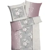 KAEPPEL Bettwäsche Tabea rosa 135x200 cm + 80x80 cm)