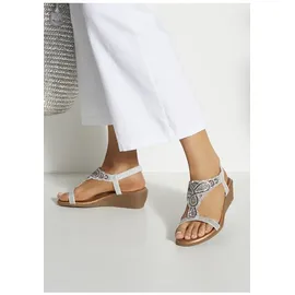 LASCANA Sommerschuh Damen Silber 39