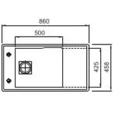 Franke Spüle FRESNO FSG 211 granit schwarz matt reversibel 1350556703 - Schwarz