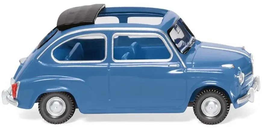 WIKING 009906 - Fiat 600 - brillantblau