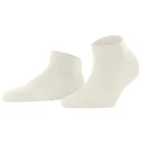 Falke Damen Fine Softness 50 DEN W SN halb-Blickdicht kurz einfarbig 1 Paar Sneakersocken, Weiß 39-42