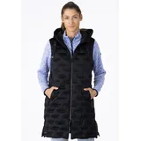 Lpo Funktionsweste LPO "TESSY II LONG", Damen, Gr. 40 (M), schwarz, Web, 100% Polyester, hüftbedeckend, Westen Funktionsweste, auch in Großen Größen erhältlich
