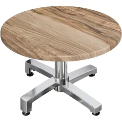 WBO | Jamaika Loungetisch | Ø:H 70 x 40 cm | Sheesham / Aluminium