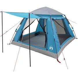 vidaXL Sofort-Zelt 3 Personen Blau
