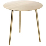 Haku-Möbel HAKU Möbel Beistelltisch Metall gold 45,0 x 45,0 x 45,0 cm