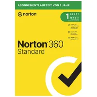 NortonLifeLock Norton 360 Standard 10 GB Cloud-Backup 1 Gerät 1 Jahr ESD DE Win Mac Android iOS