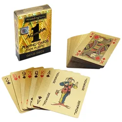 Number 1 Spielkarten Gold Edition
