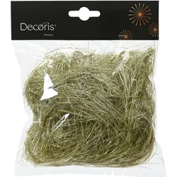 Lametta Engelshaar Feenhaar Weihnachtsdeko Christbaumschmuck Partydeko Hellgold
