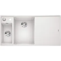 Blanco Axia III 6 S-F InFino Becken links mit Ablauffernbedienung weiß inkl. Holzschneidebrett (524666)