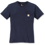 CARHARTT Workwear Pocket Original Fit Kurzarm-t-shirt - Navy - L