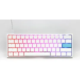 Ducky One 2 Pro Mini White Edition Gaming Tastatur, RGB LED - Kailh White
