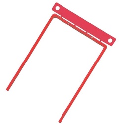 Top Print Abheftbügel rot