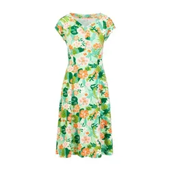 Blutsgeschwister Midikleid Mothers Arms - hibiscus feeling XL