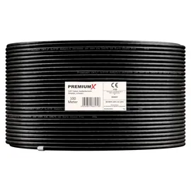 PremiumX Premium X CAT 7 Outdoor Netzwerkkabel 100m – 10 Gbit/s Erdkabel Datenkabel Ethernetkabel LAN Kabel für Außen S/FTP AWG23/1 Verlegekabel - reines