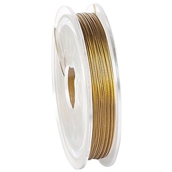Schmuckdraht, gold, 0,38 mm, 10 m