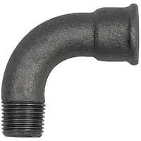 Riegler Bogen 1, 90°, lang, Rp 3/8 i., R