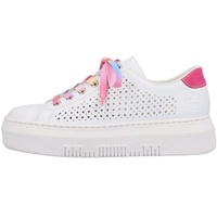 RIEKER Damen Sneaker - Pink,Rosa,Weiß - 39
