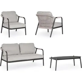 BIZZOTTO Miravet Loungeset anthrazit/taupe