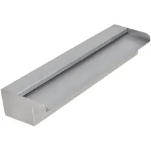 vidaXL Wasserfall Rechteckig Edelstahl 45 cm