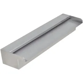 vidaXL Wasserfall Rechteckig Edelstahl 45 cm