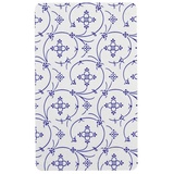 RICOLOR 12076 Frühstücksbrettchen 'Indisch Blau', HPL, 23,5x14,5cm, blau/weiß (6er Pack)