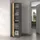 home collective Mehrzweckschrank, Anthrazit, Eiche, Holz 35x180x40 cm, Waschküche, Mehrzweckschränke