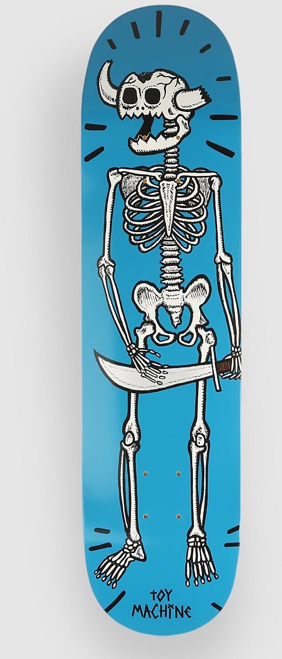 Toy Machine Dead Skeleton 8" Skateboard Deck blue Gr. Uni