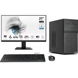Ankermann Business Office Work Komplett Set Intel Core i5-12400F Nvidia GeForce GT 740 4GB 16GB DDR5 RAM 1TB NVMe SSD Windows 11 WLAN & Bluetooth | 27 Zoll Monitor | Maus & Tastatur |