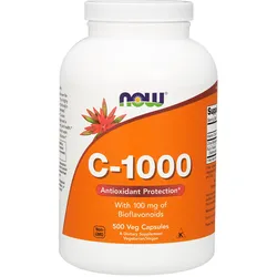 Now Foods Vitamin C 1000 mg Kapsel mit Bioflavonoiden (500 Kapseln)