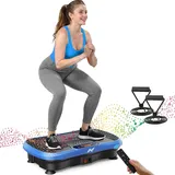 AXV Vibrationsplatte Testsieger, Rüttelplatte Sport für Zuhause,Vibration Plate mit 120 Stufen und 5 Modi, 150 kg Belastbar, mit Bluetooth, für Ganzkörpertraining, Abnehmen, Fettverbrennung