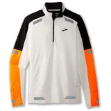 Brooks Herren Run Visible 1/2 Zip 2.0 weiß