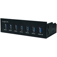 Logilink UA0342 USB-Hub, 7x USB-A 3.0, USB-A 3.0 [Buchse]