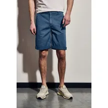 STREET ONE MEN Shorts aus Baumwolle mit Stretchanteil blau 32