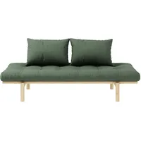 Karup - Pace Daybed, Kiefer natur / olivgrün