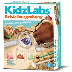 KidzLabs 3D-Puzzle Kristallausgrabung, Entdeckerspiel mit eingeschlossenen Kristallen, Puzzleteile