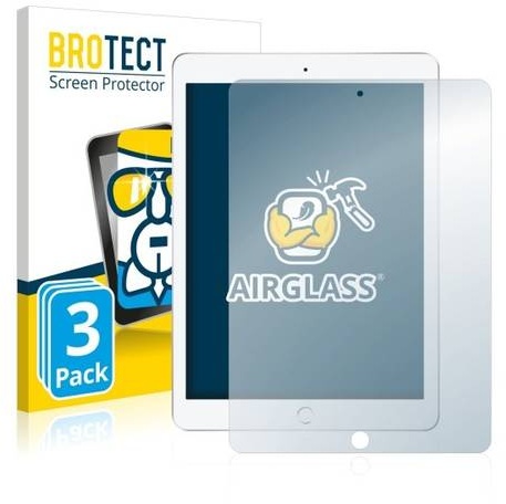 3x BROTECT® AirGlass® Premium Panzerglasfolie Klar für  Apple iPad 6. Generation 9.7 (2018)