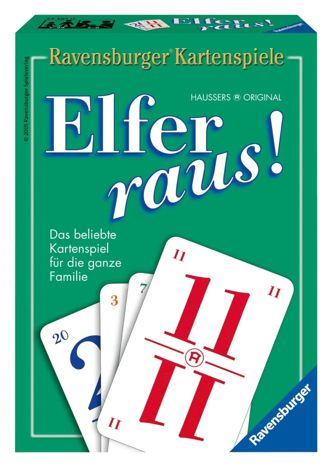 Preisvergleich Produktbild Ravensburger 271610 - Elfer raus! (Neu differenzbesteuert)