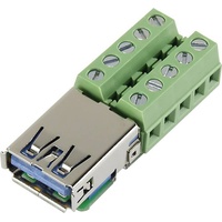 TRU Components USB-AFT-2 Einbaubuchse USB 3.0 Buchse, Einbau horizontal