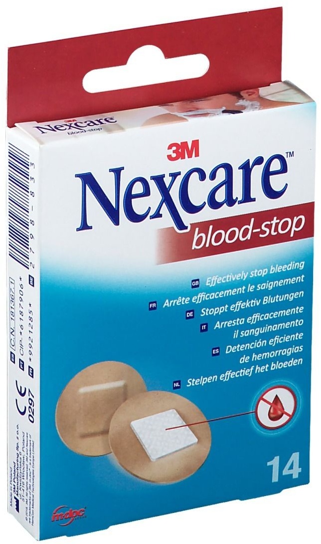 NexcareTM Blood Stop pansements hémostatiques 1 pc(s) pansement(s)