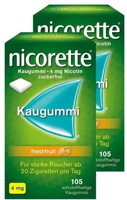 Nicorette 4 mg freshfruit Kaug. Doppelp. 210 St