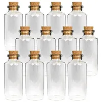 BestLivings Fläschchen Glas mit Korken 30ml 12er Pack)