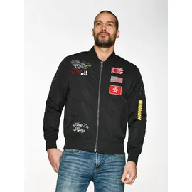 Top Gun Bomberjacke grau M